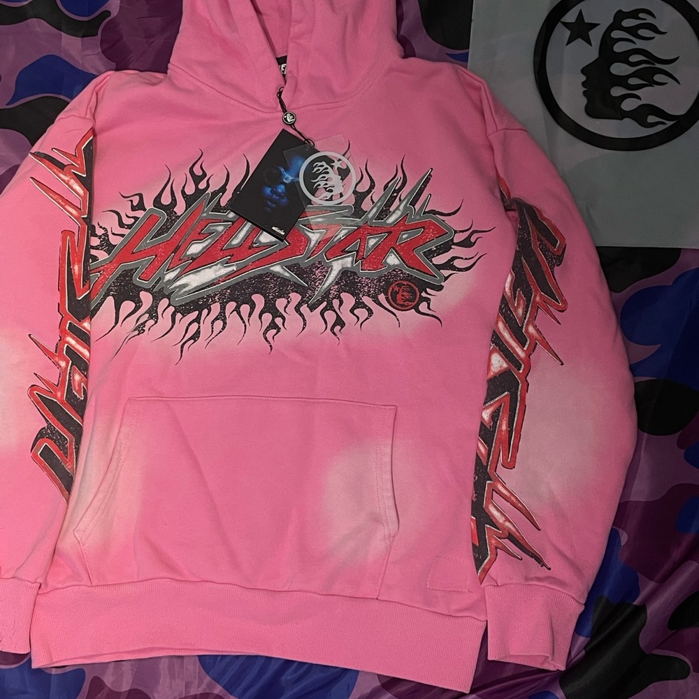 Pink Graphic Hoodie
